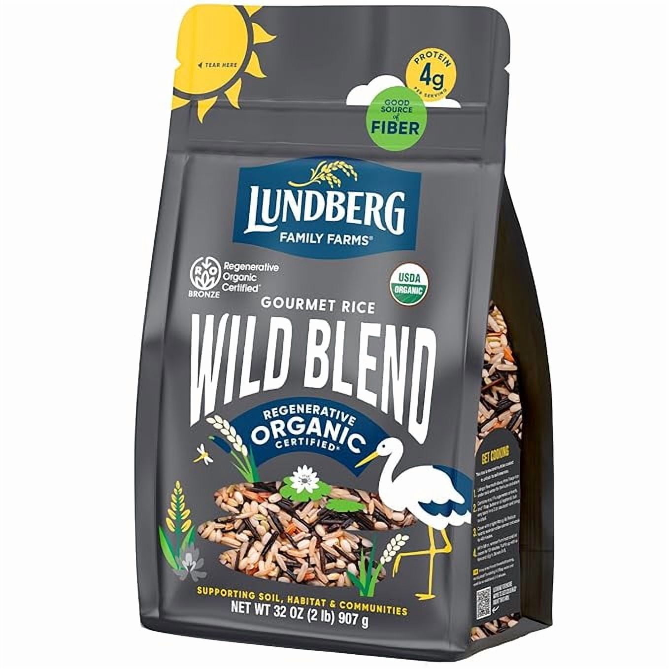 Regenerative Organic Certified Wild Blend Rice – Brown, Red & Black Varieties, 32 Oz