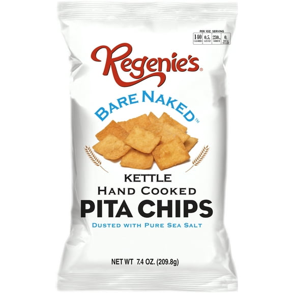 Regenie's Bare Naked, Pita Chips - 6 Pack