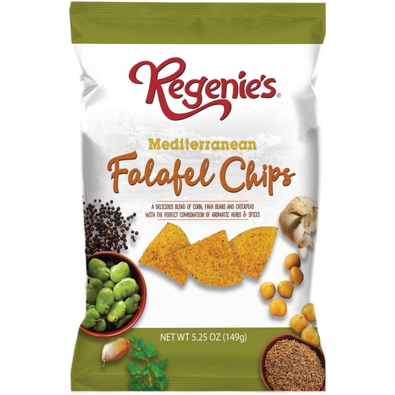 Regenie's Falafel Triangle Chips Mediterranean Wheat-Free 6 Pack 5.25 Ounce