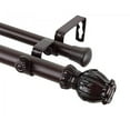 thumbnail image 1 of Regent 1" Double Curtain Rod-Color:Mahogany,Size:160-240", 1 of 4