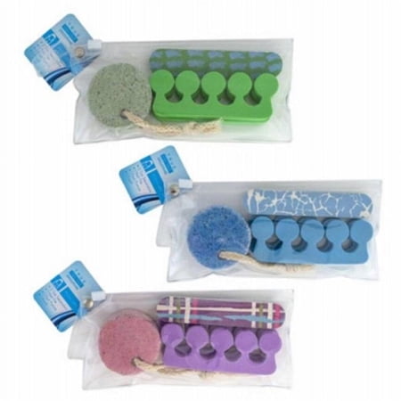 Regent 102254 Pedicure Set, Assorted Color - 4 Piece
