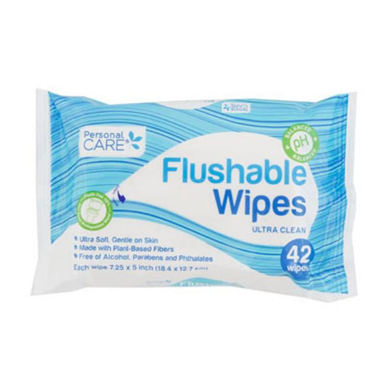 Regent Products 12039 Flushable 2-6PC Wipes in PDQ Display - 42 Count ...