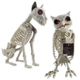 thumbnail image 1 of Regent Products  13 in. Light-Up Eyes Animal Skeleton Jumbo with 12.5 in. Owl Dog Halloween Hot, 1 of 1