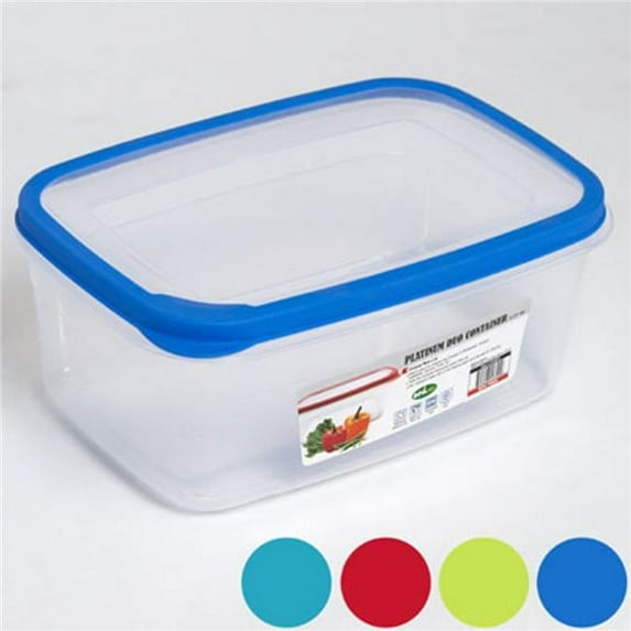Regent Products 2.21 qt. & 9.25 x 5.9 x 3 in. Rectangle Rubber Rim On Lid Food Storage Container