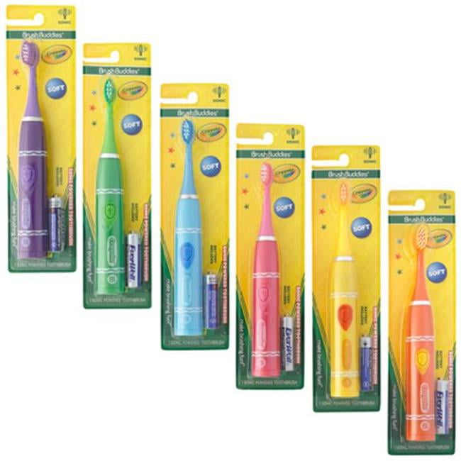 Regent Products 32702 Crayola Sonic Powered Soft Bristles Toothbrush - Pack of 24