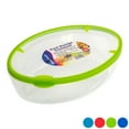 thumbnail image 1 of Regent Products 41409T 62 oz Oval Food Storage Container with Rubber Rim On Lid 4 Color, 1 of 1