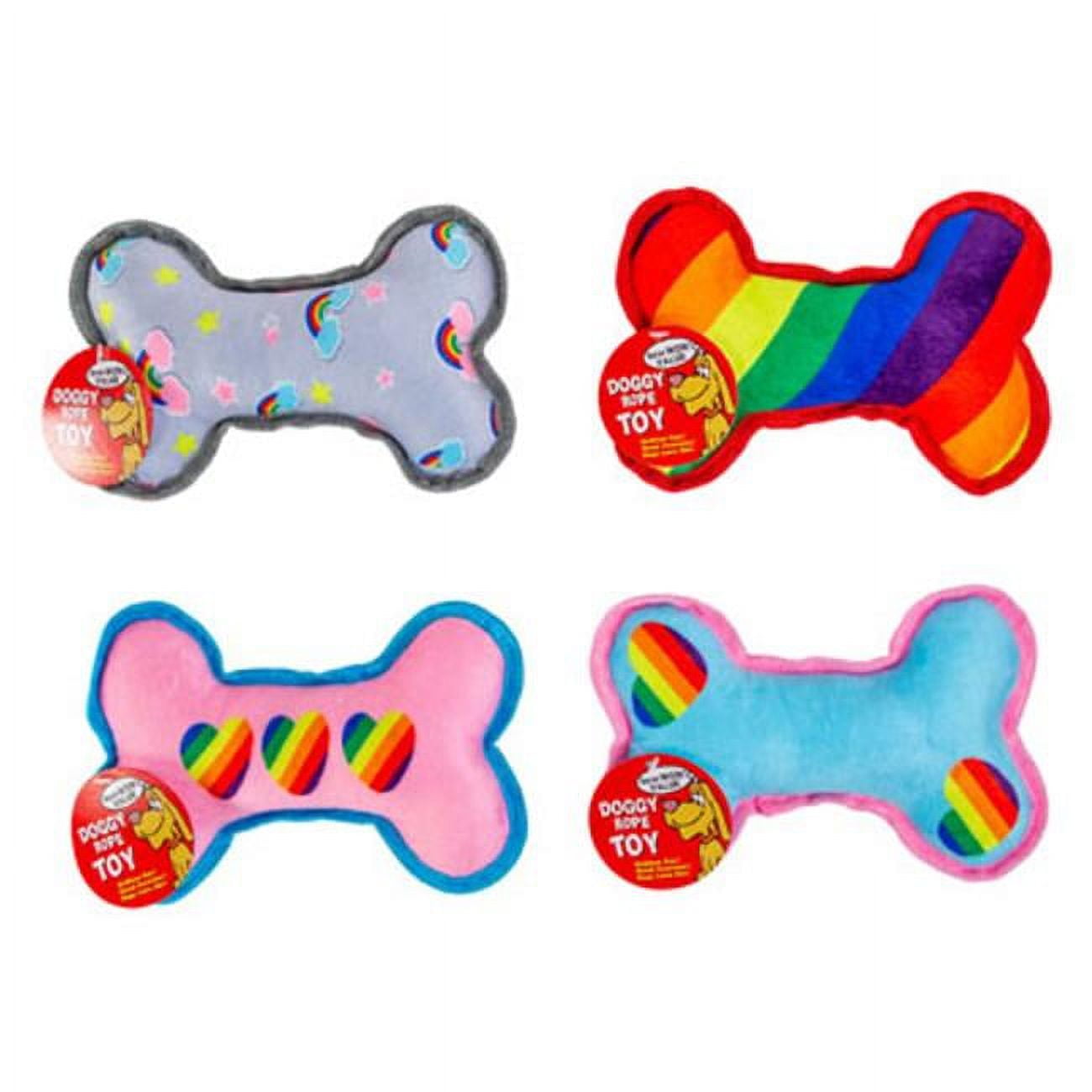 Dog toy with lots of tags online