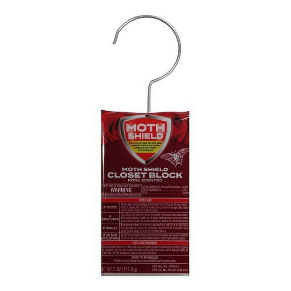 Regent Products CB-00779 5 oz Rose on Hanger Moth Shield Closet Deodorizer - Pack of 24