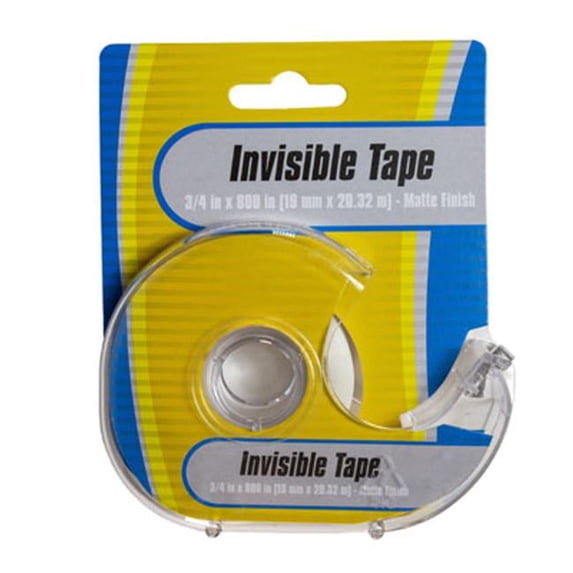 Regent Products G02757T 0.75 x 800 in. Invisible Matte Tape with Peggable Header