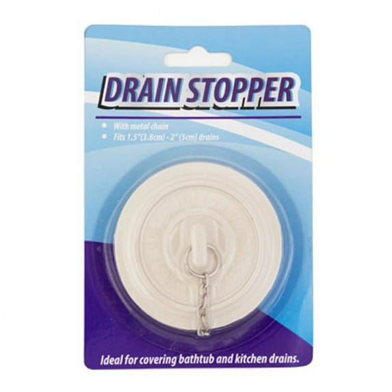 Regent Products G11401 Drain Stopper Bathtub with 1.5-2 in. Chain Fits Drains Blistercard