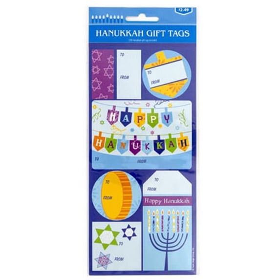 Regent Products RA5661 Hanukkah Gift Tags - 18 Count