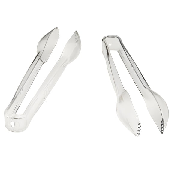 Regent Reusable Clear Plastic Food Tong (8 Count)