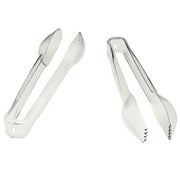 Set of 8 - 6 1/2 Clear Plastic Tongs