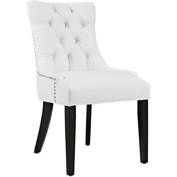 Regent Vinyl Dining Chair White