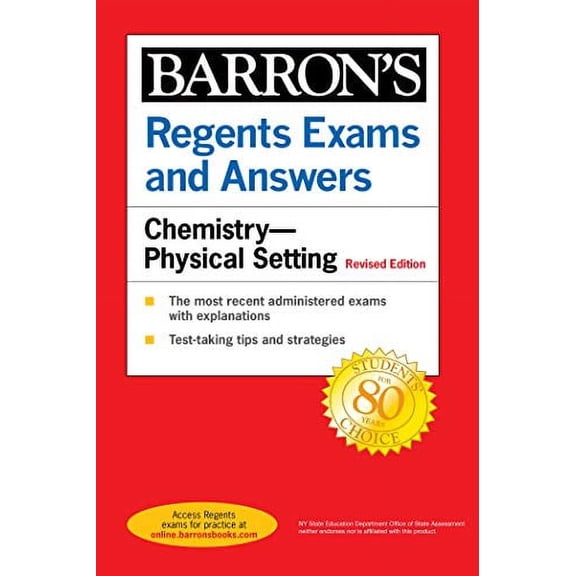 Pre-Owned Regents Exams and Answers: Chemistry--Physical Setting Revised Edition (Barron's NY) Paperback