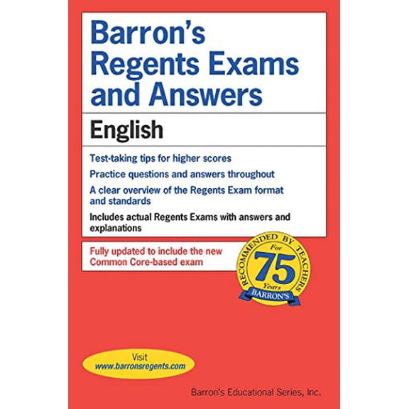 Pre-Owned Regents Exams and Answers: English (Paperback) 0812031911 9780812031911