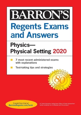 Pre-Owned Regents Exams and Answers: Physics--Physical Setting 2020 (Paperback) 150625411X 9781506254111