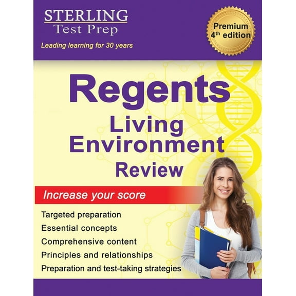 Regents Living Environment Review: New York Regents Exam Study Aids (Paperback)