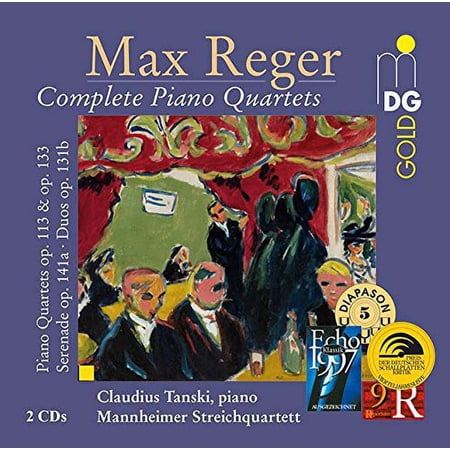 Reger / Mannheim String Quartet / Tanski - Piano Quartet Op. 113 & 133 / Serenade Op. 141A - Music & Performance - CD