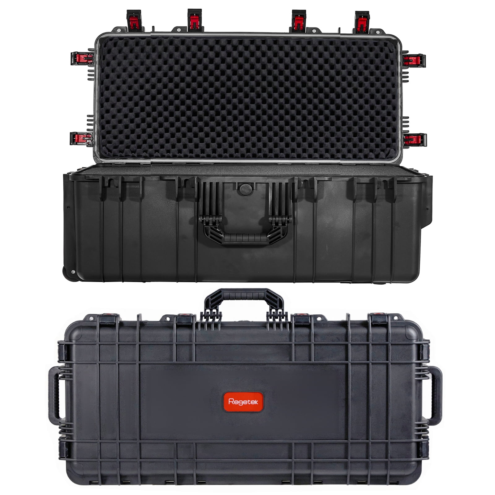 Regetek Waterproof Rolling Case 36"x 17.5"x 13.5", Equipment Case with