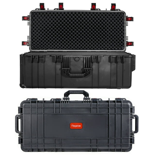 Regetek Waterproof Rolling Case 36"x 17.5"x 13.5", Equipment Case with