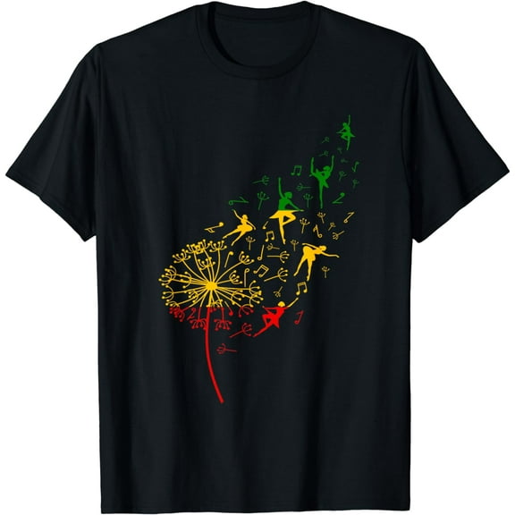 Reggae Dandelion Rasta Reggae Rastafarian Reggae Music T-Shirt