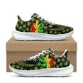 thumbnail image 1 of Reggae Jamacia Leaf Printed Classic Running Sneakers for Women Men Lightweight Dity-Resistant Sport Shoes Outdoor, 1 of 4