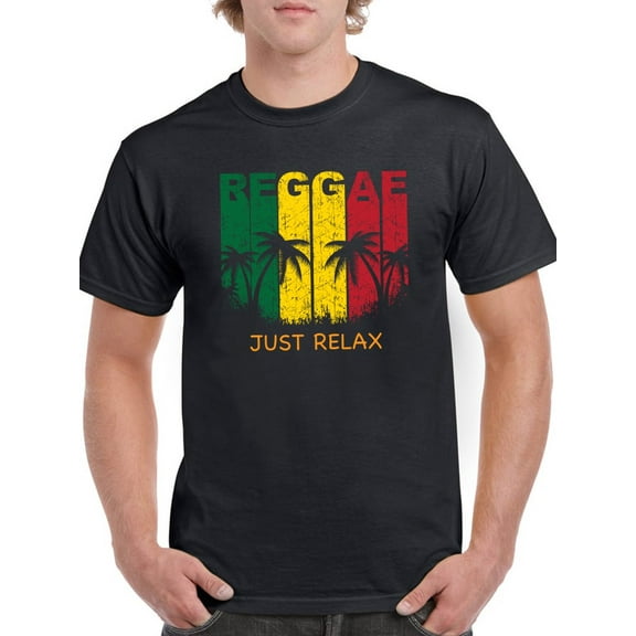 Reggae Just Relax Men T-Shirt, Male x-Large