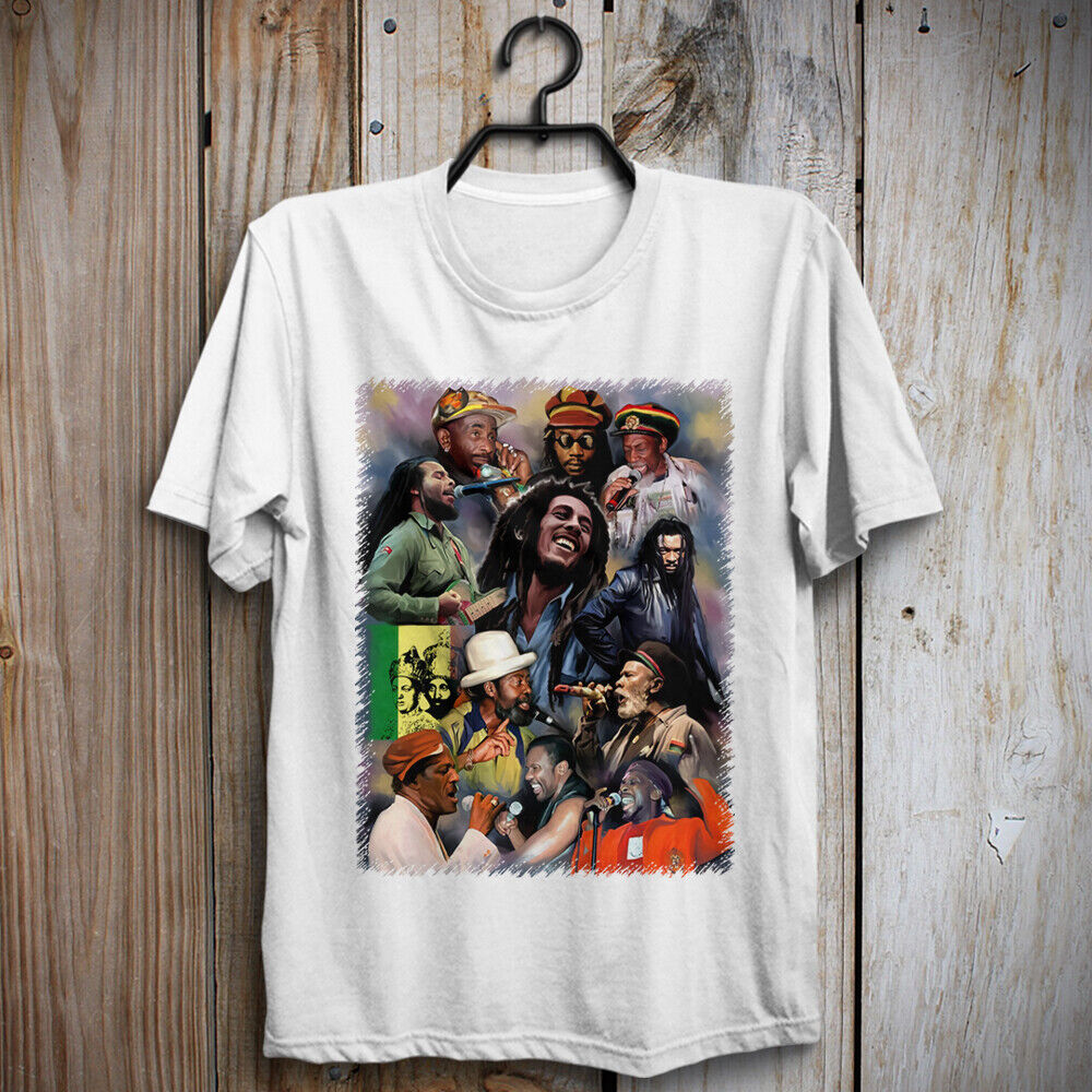 Reggae Legends by Bob Marley and the Wailers Tshirt Fire Peter Tosh ...