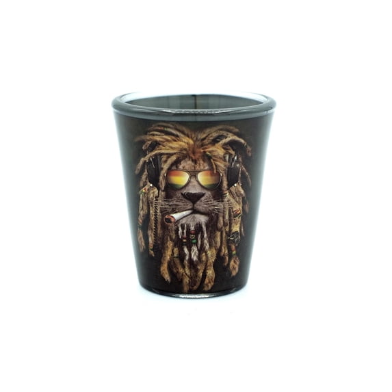 Reggae Lion 2oz Shot Glass