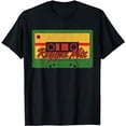 thumbnail image 1 of Reggae Mix - Retro Cassette Reggaeton Rastafari Rasta Gift T-Shirt, 1 of 5