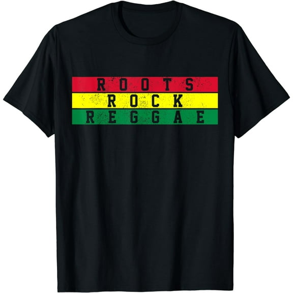 Reggae Music - Roots Rock Jamaica Rastafari Rasta Gift T-Shirt
