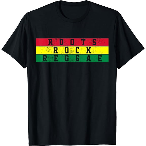 Reggae Music - Roots Rock Jamaica Rastafari Rasta Gift T-Shirt