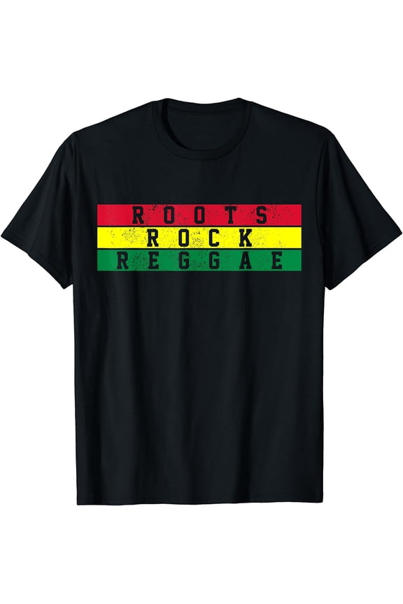 Reggae Music - Roots Rock Jamaica Rastafari Rasta Gift T-Shirt