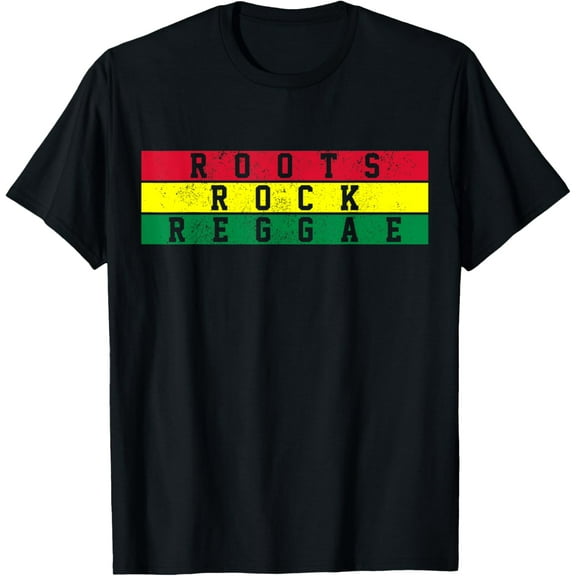 Reggae Music - Roots Rock Jamaica Rastafari Rasta Gift T-Shirt