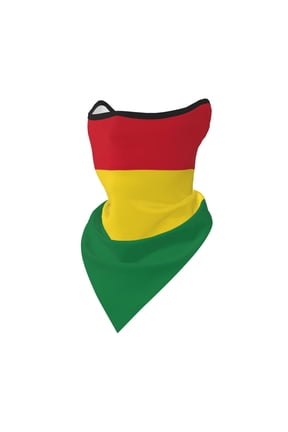 Reggae Rasta Flag Bandanas Headband Quick Dry Protection Windproof Multifunctional Print Balaclava