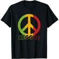 thumbnail image 1 of Reggae Rastafari Rasta Jamaica Reggae Music T-Shirt, 1 of 3