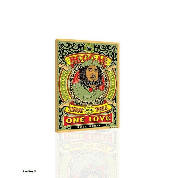 Reggae Time Will Tell - CANVAS OR WALL ART PRINT PRINT