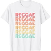 Reggae Vintage Letters T-Shirt
