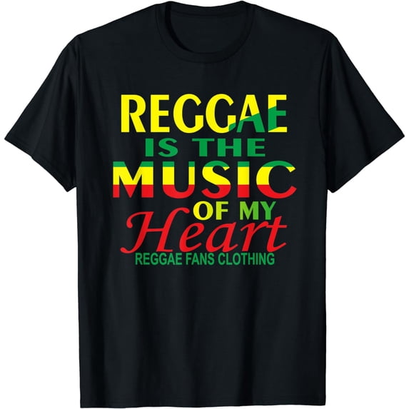 Reggae is the Music Of My: Reggae Party Outfits for women T-Shirt