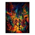 thumbnail image 1 of Reggaeton Urban Street Dance Reggae Music Latin American Dance Hall Colourful Rhythm Body Energy Theatre Arts Artwork Unframed Wall Art Print Poster Home Decor Premium, 1 of 5
