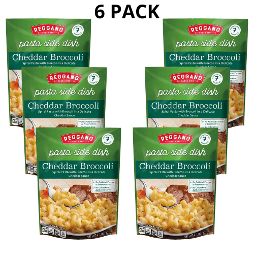 Reggano Chedar Broccoli Spiral Pasta, 4.3 oz - 6 Pack