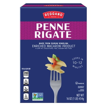 Reggano Penne Rigate Pasta, 16 oz - (Pack of 1)