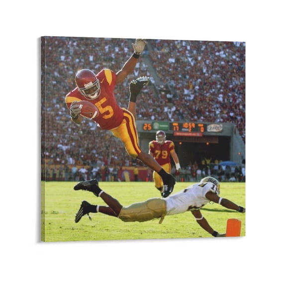 Reggie Bush Canvas Poster Artworks Canvas Poster Room Aesthetic Wall Art Prints Home Modern Decor Gifts 20x20inch(50x50cm)