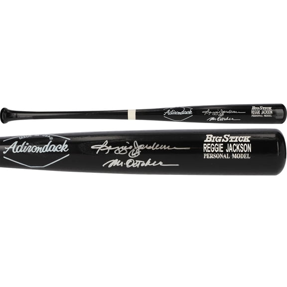 Reggie Jackson New York Yankees Autographed Rawlings Game Model Bat with "Mr. October" Inscription - Fanatics Authentic Certified