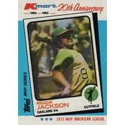Reggie Jackson Oakland Athletics 1982 Topps Kmart 20th Anniversary Baseball Card #23 1973