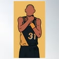 thumbnail image 1 of Reggie Miller Choke Poster Wall Art, Modern Wall Decor, 24x36 UNFRAMED, 1 of 3