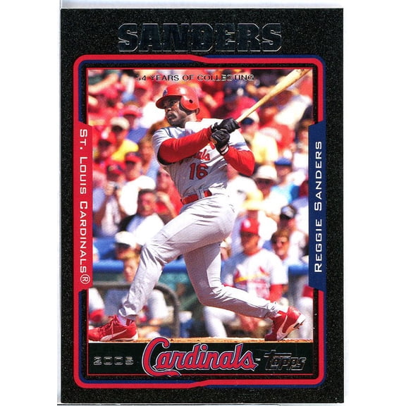 Reggie Sanders Card 2005 Topps Black #110