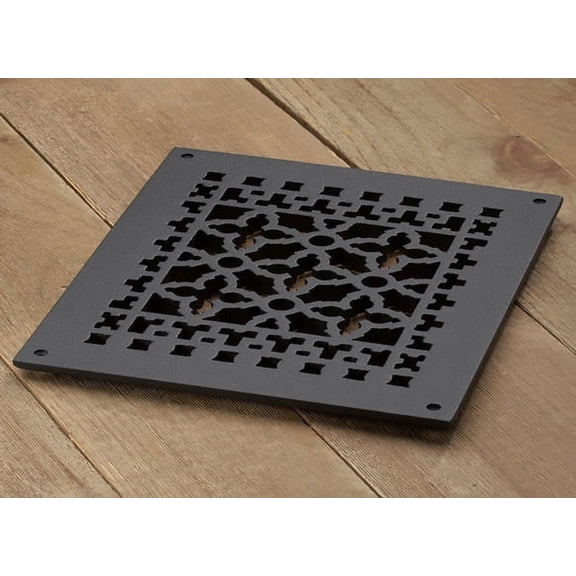Reggio Registers 1012-H Scroll Series 8" X 10" Grille - Cast Iron