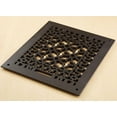 thumbnail image 1 of Reggio Registers 1214-Anh Scroll Series 10-1/4" X 12-1/4" Floor Grille - Bronze, 1 of 1